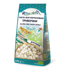 Безглютенові рисові макарони Трубочки 250г
