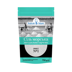 Сіль морська харчова середня 750г