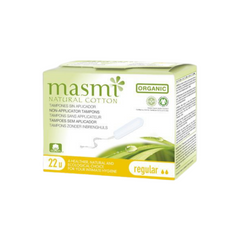 Masmi органічні тампони Regular без аплікатору 18шт