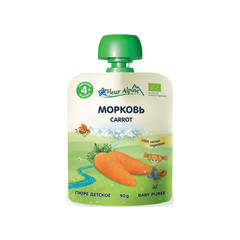 Fleur Alpine органічне овочеве пюре дитяче морква 90г