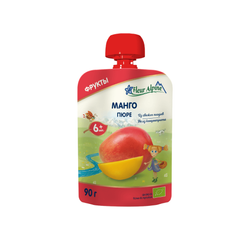 Fleur Alpine органічне фруктове пюре манго 90г