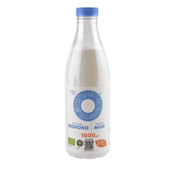 Молоко органічне пастеризоване 3,5%, 1000 гр.
