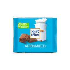 Шоколад Ritter Sport Альпійське молоко 100г