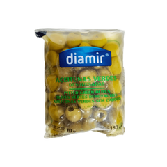 Оливки зелені без кісточки Diamir 180г