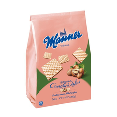 Вафлі Manner Hazelnut Cream з горіховим кремом 400г
