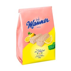 Вафлі Manner Lemon Cream з лимонним кремом 400г