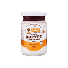 Йогурт "Полуниця" 2,5% 180г