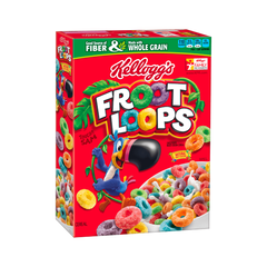 Сухий сніданок Kellogg's Fruit Loops кукурудзяні кільця фруктові 375г