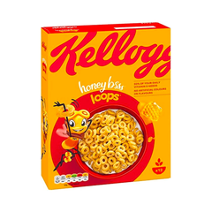 Сухий сніданок Kellogg's Honey Loops зернові медові кільця 330г
