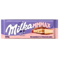 Шоколад Мілка Strawberry cheesecake mmMax 300г