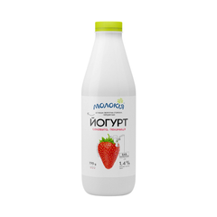 Йогурт "Полуниця" 1,4% 770г