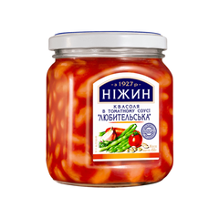 Квасоля в томатному соусі "Любительська" Ніжин 450г