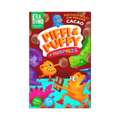 Солодкі кукурудзяні палички Какао з сюрпризом Piffi&Puffy 90г