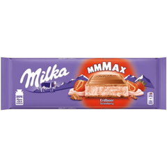 Шоколад молочний з полуницею Milka MMMax Strawberry Fresa 300г