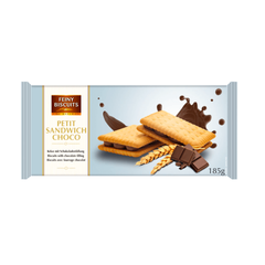 Печиво сендвіч з шоколадною начинкою 185г Feiny Biscuit