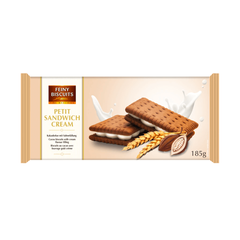 Печиво сендвіч з какао-кремовою начинкою 185г Feiny Biscuit